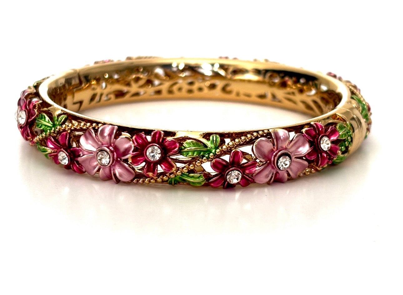 Pink Bloom Bangle