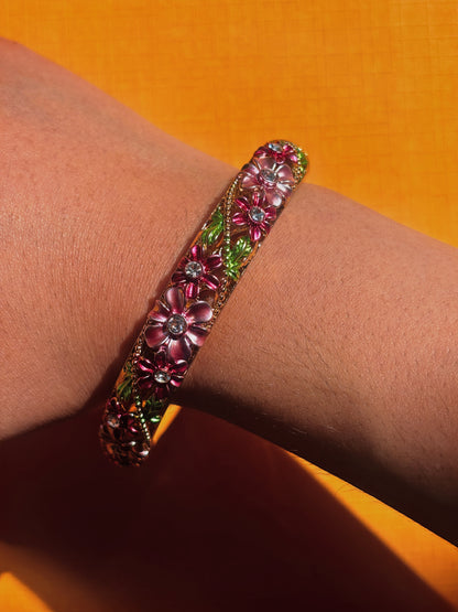 Pink Bloom Bangle